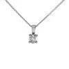 18ct White Gold Diamond Solitaire Necklace - 20pts - D45220