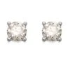18ct White Gold Diamond Solitaire Stud Earrings - 70pts Per Pair - D4527