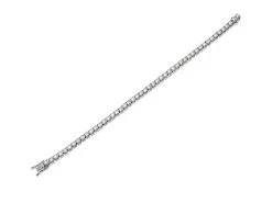 18ct White Gold 7 Carat Diamond Tennis Bracelet - D45937