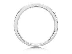 9ct White Gold Diamond Half Eternity Ring - 1/2ct - AGI Certificated - D6653 -Fhinds Shop D6653 L 3