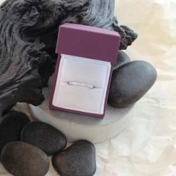 9ct White Gold Diamond Half Eternity Ring - 1/4ct - D6835 -Fhinds Shop D6835 L 4