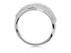 9ct White Gold 1 Carat Diamond Band Ring - D72127 -Fhinds Shop D72127 L 3