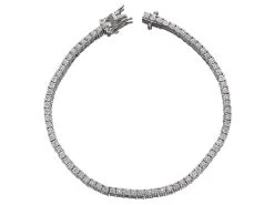 9ct White Gold Diamond Tennis Bracelet - 1/4ct - D9519