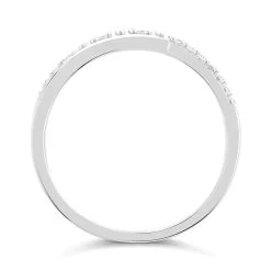 My Diamonds Silver Diamond Band Ring - D99154 6 My Diamonds Silver Diamond Band Ring - D99154 -Fhinds Shop D99154 L 3