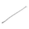 Silver Cubic Zirconia Teardrop Bracelet - 7in - F14166