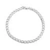 Silver 5mm Wide Curb Bracelet - 8.5in - F16006