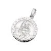 Silver St. Christopher Medallion - 22mm - F4729