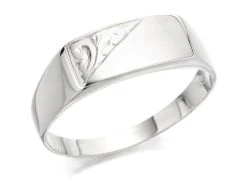 Silver Signet Ring - F4957