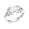Silver Welsh Dragon Ring - F5464