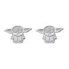 Disney Silver Grogu Stud Earrings - F6765