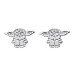 Disney Silver Grogu Stud Earrings - F6765