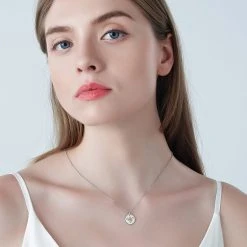 Fei Liu Silver And Gold Tone Cubic Zirconia Bee Necklace - F7118 6 Fei Liu Silver And Gold Tone Cubic Zirconia Bee Necklace - F7118 -Fhinds Shop F7118 L 3