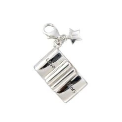 Tingle SCH76 Silver Enamel Love Story Charm - F8290