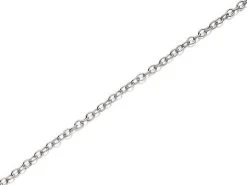 Silver 2mm Wide Trace Chain - 16in - F8635