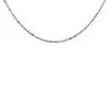Silver Diamond Cut Tube Chain - 18in - F8811