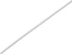 Silver 2mm Wide Spiga Chain - 18in - F8812