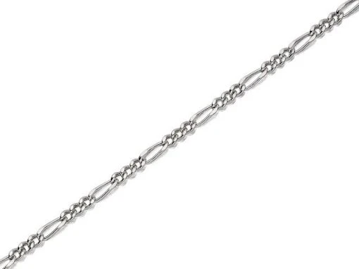 Silver 2mm Wide Figaro Chain - 18in - F8894 -Fhinds Shop F8894 L 1