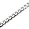 Silver 8mm Wide Curb Chain - 20in - F9121