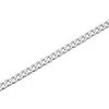 Silver 7mm Wide Flat Curb Chain - 20in - F9131