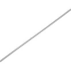Silver 1.5mm Wide Box Chain - 24in - F9404