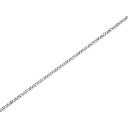 Silver 1.5mm Wide Box Chain - 24in - F9404 -Fhinds Shop F9404 L 1