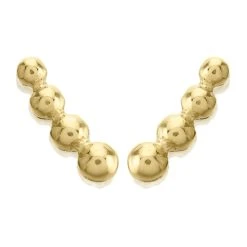 9ct Gold Four Ball Stud Earrings - 8mm - G01106