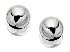 9ct White Gold Ball Stud Earrings - 4mm - G0145