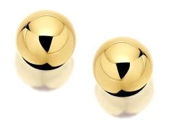 9ct Gold Ball Earrings - 7mm - G0287