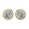 9ct Gold Cubic Zirconia Stud Earrings - 3mm - G32107