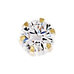 9ct Gold Cubic Zirconia Single Stud Earring - 4mm - G3414