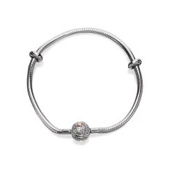 Clogau Silver And 9ct Rose Gold Tree Of Life Milestones Bracelet - 19cm - G4406