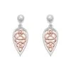Clogau 3SEDE4 Welsh Royalty Teardrop Earring - G44166