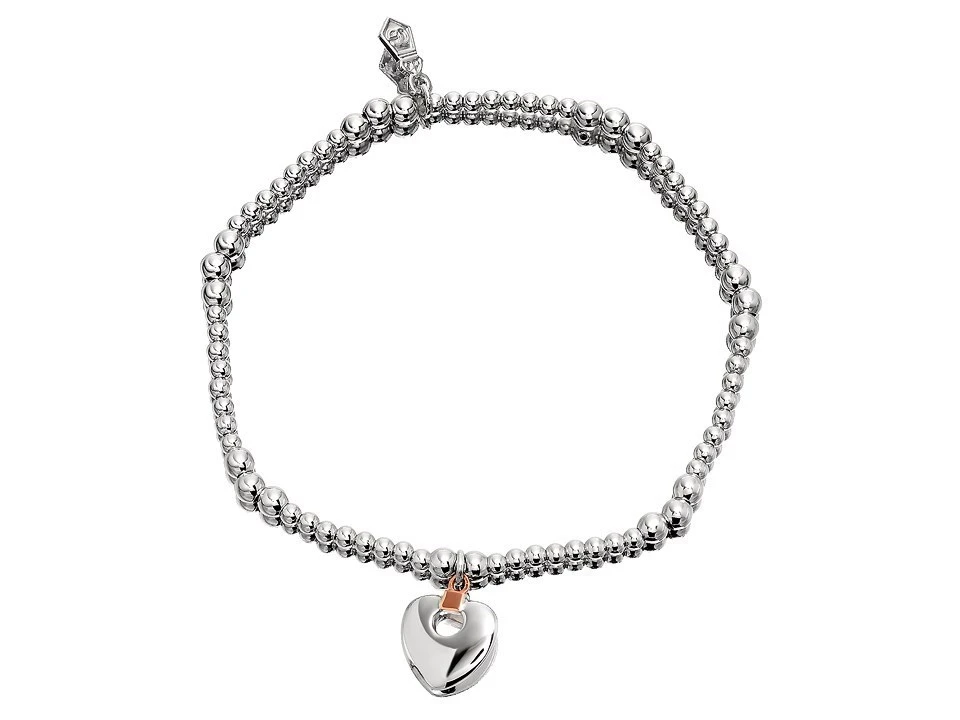 Clogau Silver And 9ct Rose Gold Cariad Expanding Bracelet - G4455 1 Clogau Silver And 9ct Rose Gold Cariad Expanding Bracelet - G4455
