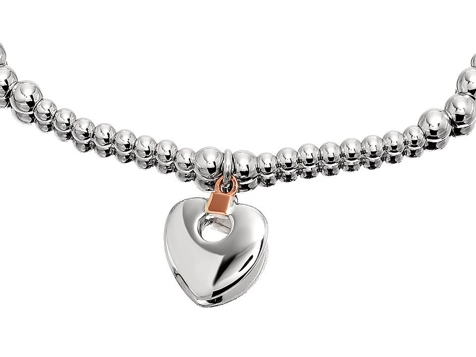 Clogau Silver And 9ct Rose Gold Cariad Expanding Bracelet - G4455 2 Clogau Silver And 9ct Rose Gold Cariad Expanding Bracelet - G4455 - Image 2