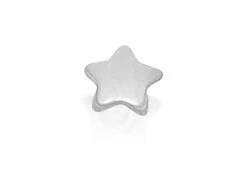 9ct White Gold Star Nose Stud - 2mm - G4505