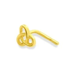 9ct Gold Celtic Style Nose Stud - G4591