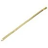 9ct Gold 6mm Wide Curb Bracelet - 8.5in - G5656