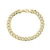 Aureus 9ct Gold Bonded Curb Bracelet - 8.5in - G6002