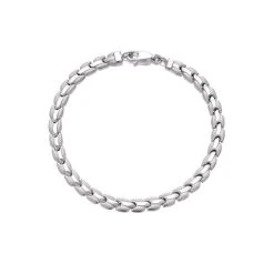 9ct White Gold Arrowhead Bracelet - 7.25in - G6436