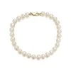 9ct Gold Cultured Freshwater Pearl Bracelet - 7.5in - G8331