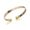 9ct Gold Three Colour Torc Bangle - EXCLUSIVE - G8415
