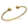 9ct Gold Torc Baby Bangle - G8426