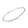 9ct White Gold Twist Bangle - EXCLUSIVE - G9008