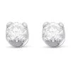 18ct White Gold Diamond Solitaire Earrings - 81pts Per Pair - H/I1 - H0876