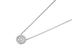 Fossil JFS00520040 Silver Mother Of Pearl Necklace - J4869