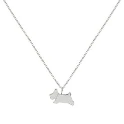 Radley RYJ2381 Silver Leaping Dog Diamond Necklace - J81124
