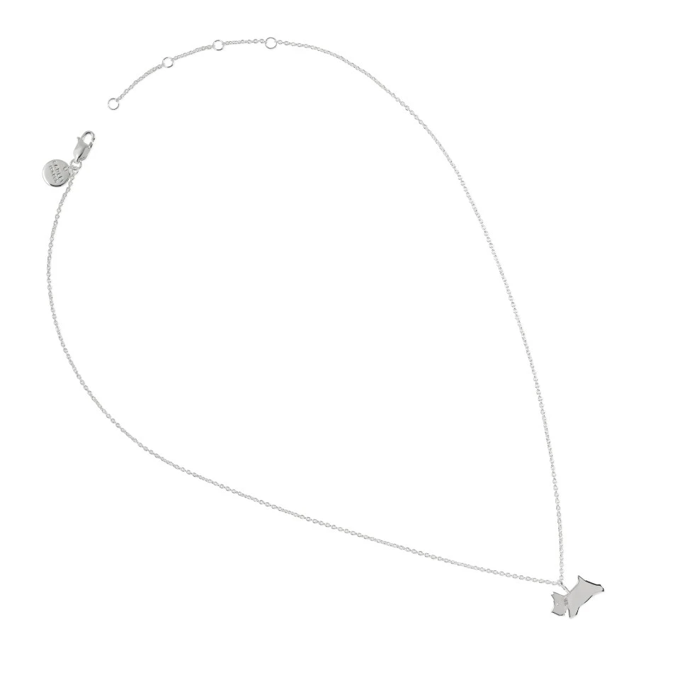 Radley RYJ2381 Silver Leaping Dog Diamond Necklace - J81124 2 Radley RYJ2381 Silver Leaping Dog Diamond Necklace - J81124 - Image 2