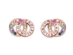 Radley RYJ1146 18ct Gold Plated Silver Stud Earrings - J8189