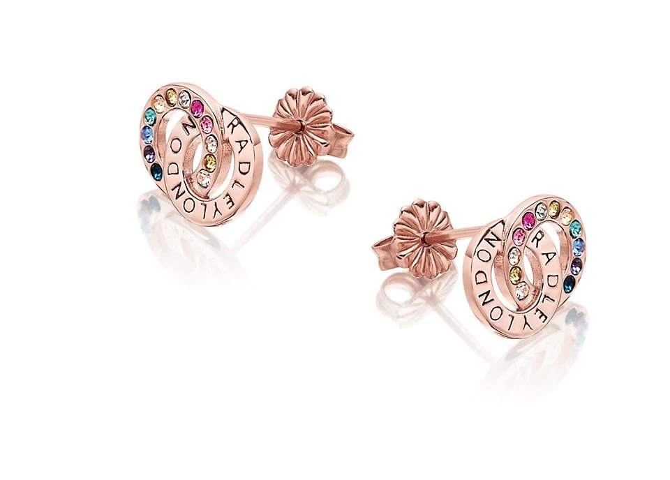 Radley RYJ1146 18ct Gold Plated Silver Stud Earrings - J8189 2 Radley RYJ1146 18ct Gold Plated Silver Stud Earrings - J8189 - Image 2