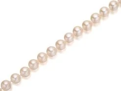 9ct White Gold Cultured Freshwater Pearl Necklace - 17.5in - J9567